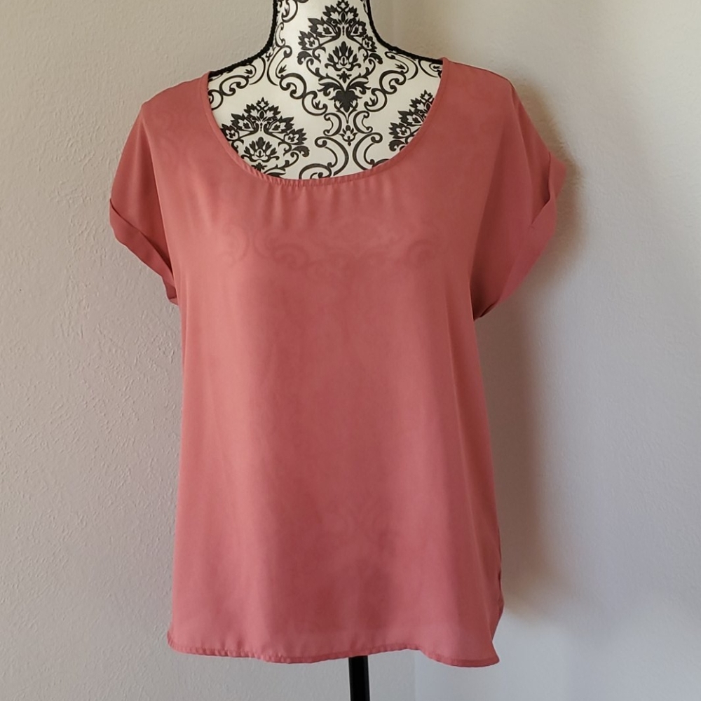 Pink Rose Top size Large